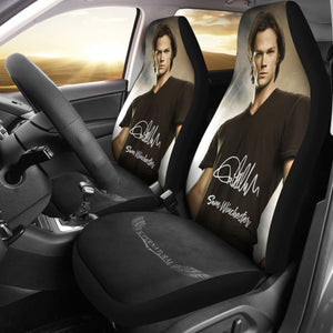 Sam Winchester Signature Supernatural Car Seat Covers Mn04 Universal Fit 225721 - CarInspirations