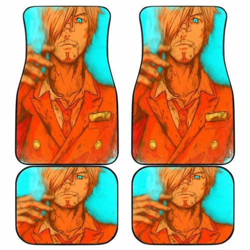 Sanji One Piece Car Floor Mats Universal Fit 051912 - CarInspirations