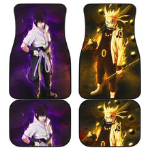 Load image into Gallery viewer, Sasuke And Naruto Art Car Floor Mats Anime Fan Gift H053120 Universal Fit 072323 - CarInspirations