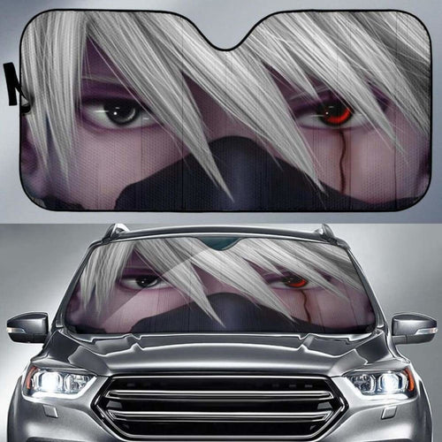 Sasuke Eyes 3D Car Sun Shades 918b Universal Fit - CarInspirations