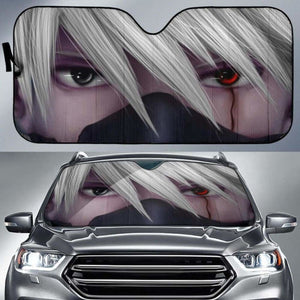 Sasuke Eyes 3D Car Sun Shades 918b Universal Fit - CarInspirations