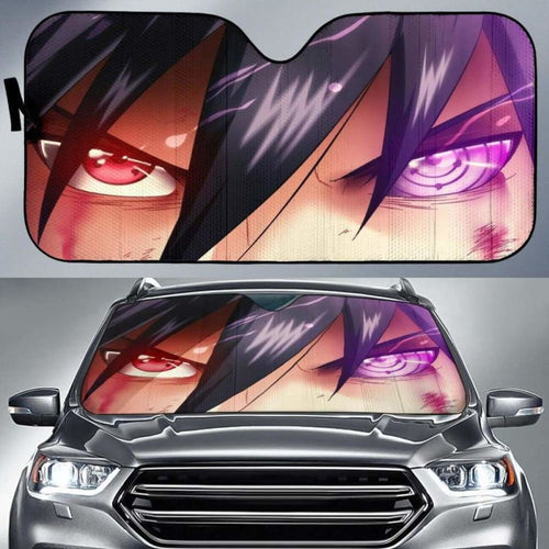 Sasuke Eyes Car Auto Sun Shades Universal Fit 051312 - CarInspirations