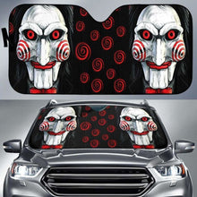 Load image into Gallery viewer, Saw Horror Funny Auto Sun Shades 918b Universal Fit - CarInspirations