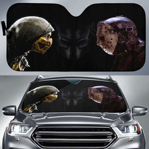 Scorpion Vs Jason Car Sun Shades 918b Universal Fit - CarInspirations