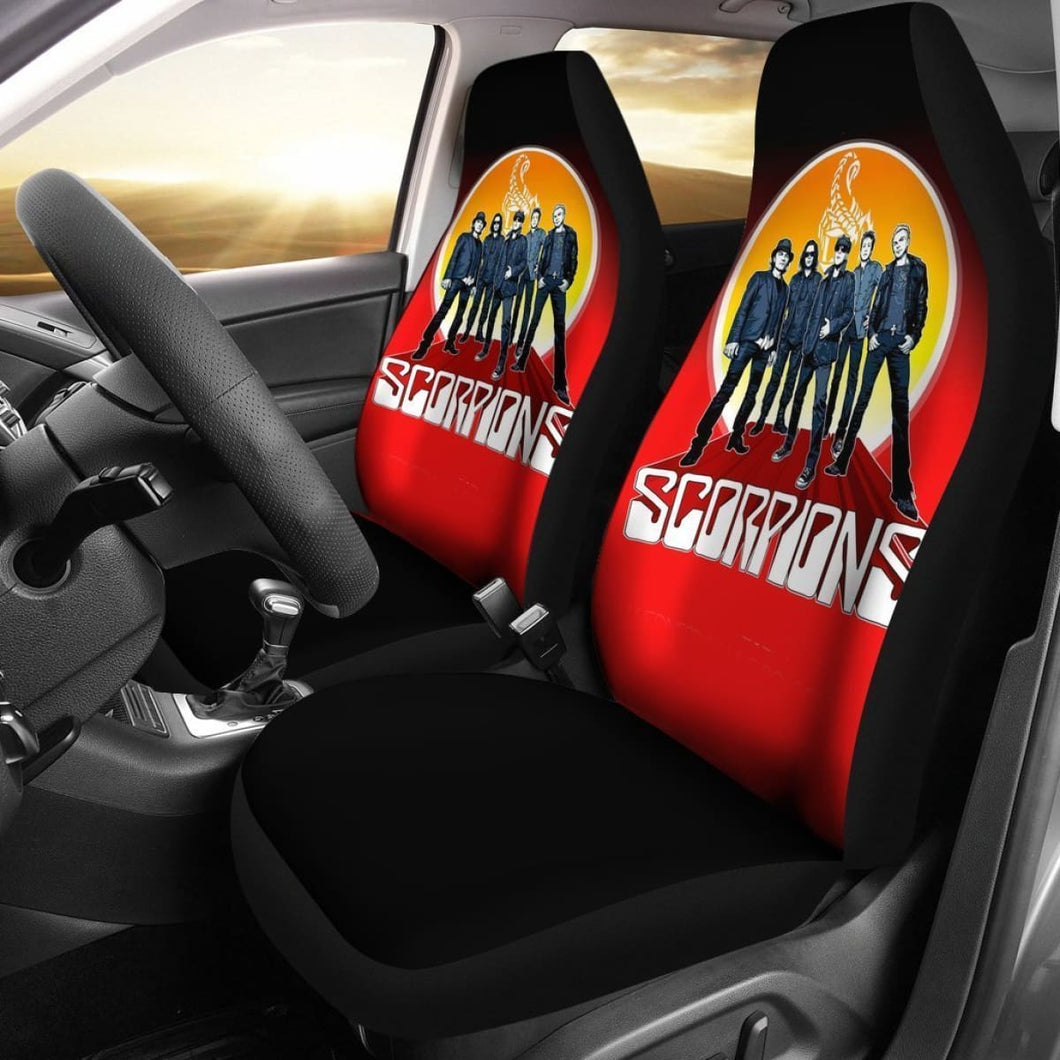 Scorpions Rock Band Car Seat Covers Lt04 Universal Fit 225721 - CarInspirations
