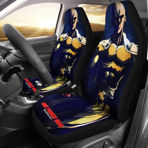 Serious Saitama One Punch Man Car Seat Covers Lt03 Universal Fit 225721 - CarInspirations