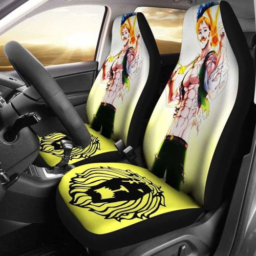 Seven Deadly Sins Escanor Car Seat Covers Universal Fit 051012 - CarInspirations