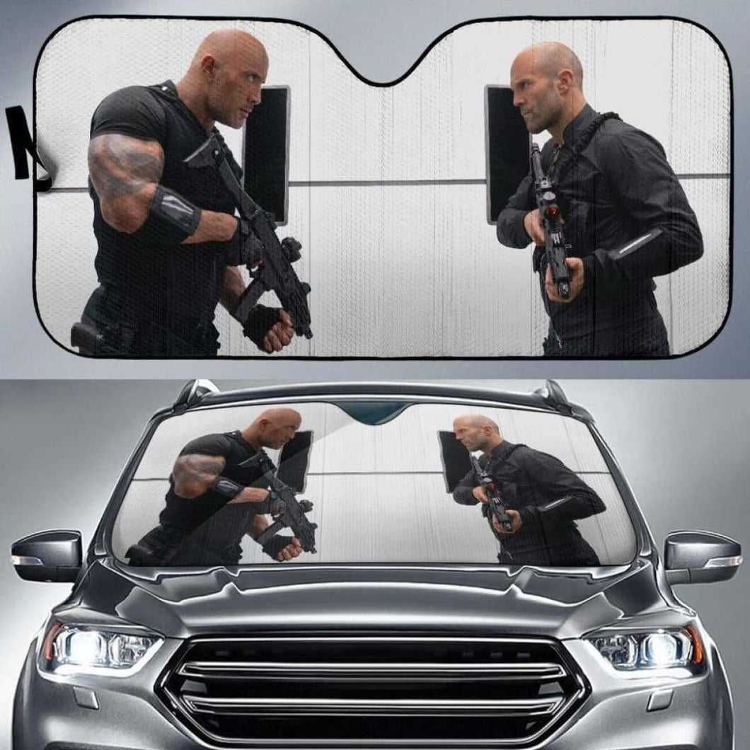 Shaw Vs Hobbs Car Auto Sun Shades Universal Fit 051312 - CarInspirations