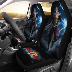 Shazam Powers DcS Captain Marvel Car Seat Covers Lt03 Universal Fit 225721 - CarInspirations