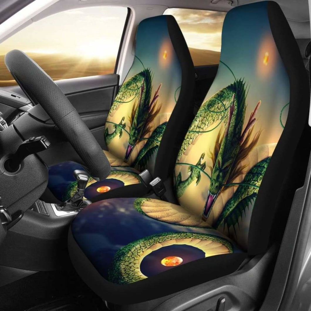 Shenron Dragon Car Seat Covers 2 Universal Fit 051012 - CarInspirations