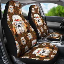 Load image into Gallery viewer, Shih Tzu Cartoon Dogs Style Car Seat Covers Universal Fit 051012 - CarInspirations