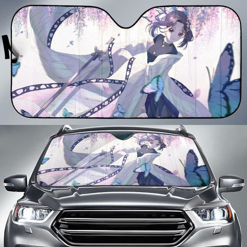 Shinobu Kochou Anime Girl Car Sun Shade Universal Fit 225311 - CarInspirations