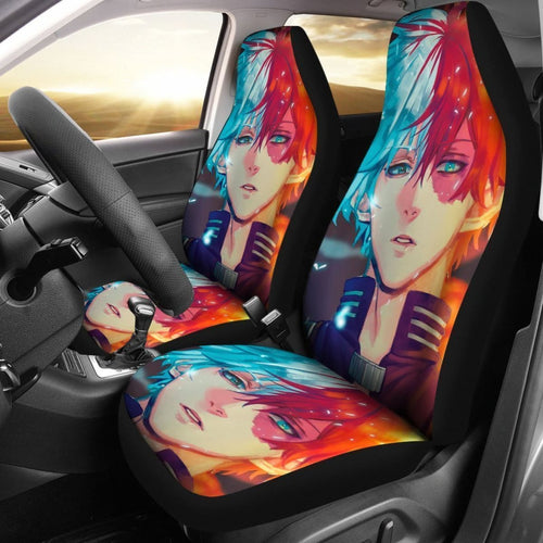 Shoto Todoroki Car Seat Covers Mha Anime Car Decor Universal Fit 194801 - CarInspirations
