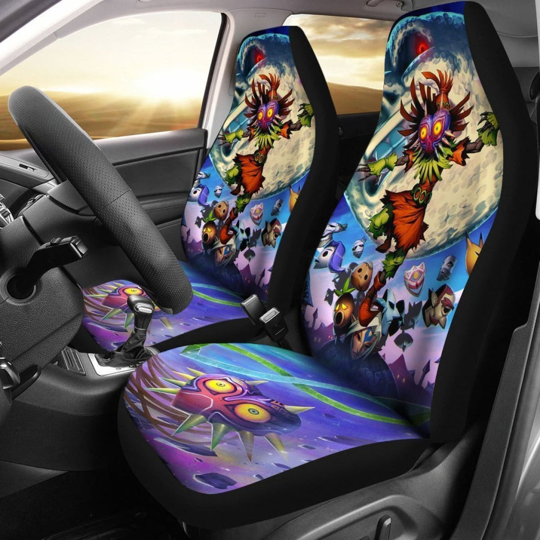 Skull Kid & Adult Link MajoraS Car Seat Covers Lt02 Universal Fit 225721 - CarInspirations