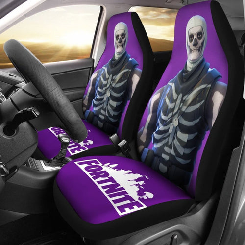 Skull Trooper Fortnite Battle Royale Car Seat Covers Mn04 Universal Fit 225721 - CarInspirations