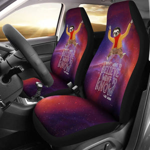 Sloth I DonT Want To Believe Zootopia Car Seat Covers Lt04 Universal Fit 225721 - CarInspirations