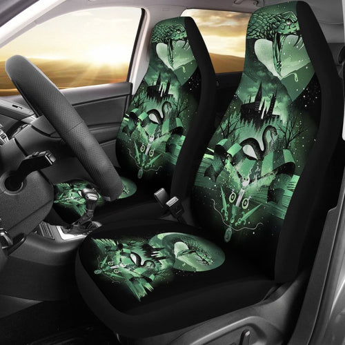 Slytherin Harry Potter Fan Gift Car Seat Cover Universal Fit 210212 - CarInspirations