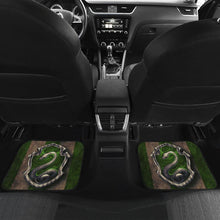 Load image into Gallery viewer, Slytherin Logo Car Floor Mats Harry Potter Movie Fan Gift H200211 Universal Fit 225311 - CarInspirations