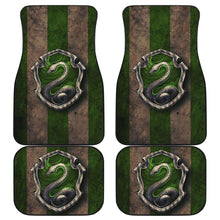 Load image into Gallery viewer, Slytherin Logo Car Floor Mats Harry Potter Movie Fan Gift H200211 Universal Fit 225311 - CarInspirations