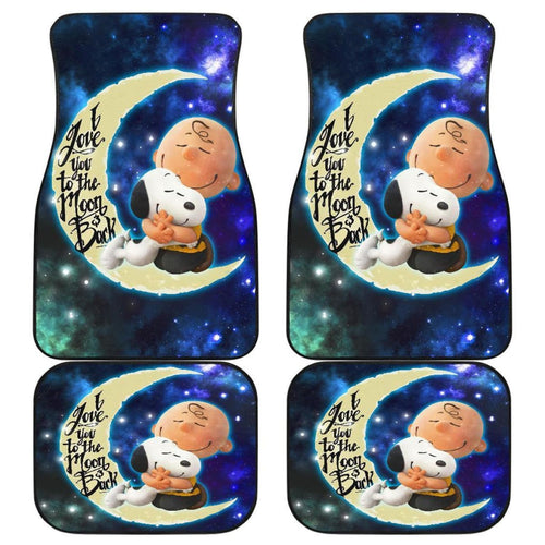 Snoopy And Charley Car Floor Mats Cartoon Fan Gift H041420 Universal Fit 084218 - CarInspirations