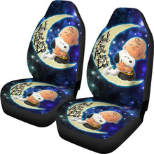 Load image into Gallery viewer, Snoopy and Charley Car Seat Covers Cartoon Fan Gift H041420 Universal Fit 084218 - CarInspirations