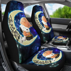 Snoopy and Charley Car Seat Covers Cartoon Fan Gift H041420 Universal Fit 084218 - CarInspirations