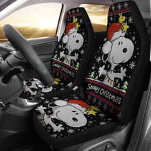 Load image into Gallery viewer, Snoopy Christmas Fan Art Car Seat Cover Universal Fit 210212 - CarInspirations