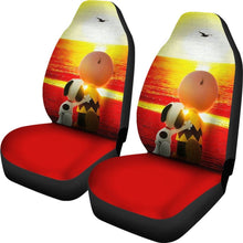 Load image into Gallery viewer, Snoopy Friend Sunset Forever Car Seat Covers Amazing Best Gift Ideas 2020 Universal Fit 090505 - CarInspirations