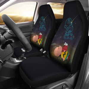 Snoopy Friends Forever Seat Covers Amazing Best Gift Ideas 2020 Universal Fit 090505 - CarInspirations