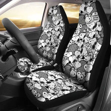 Load image into Gallery viewer, Snoopy Mini Pattern Cartoon Car Seat Covers (Set Of 2) Universal Fit 051012 - CarInspirations