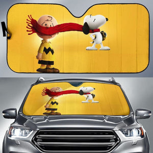 Snoopy & Peanut Auto Sun Shade Nh07 Universal Fit 111204 - CarInspirations