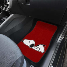 Load image into Gallery viewer, Snoopy Sleeping In Red Theme Car Floor Mats Universal Fit 051012 - CarInspirations