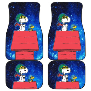 Snoopy & Woodstock Flying Ace Car Floor Mats For Fan Gift Mn05 Universal Fit 111204 - CarInspirations
