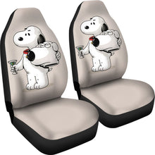 Load image into Gallery viewer, Snoopy X Brian Car Seat Covers Amazing Best Gift Ideas 2020 Universal Fit 090505 - CarInspirations