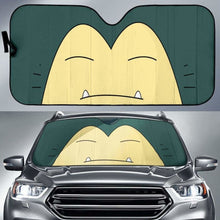 Load image into Gallery viewer, Snorlax Pokemon Face Auto Sun Shade 918b Universal Fit - CarInspirations