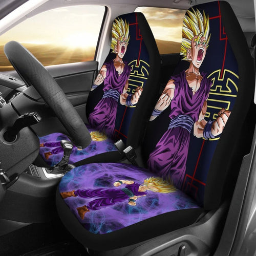 Son Gohan Super Saiyan Dragon Ball Car Seat Covers Lt02 Universal Fit 225721 - CarInspirations