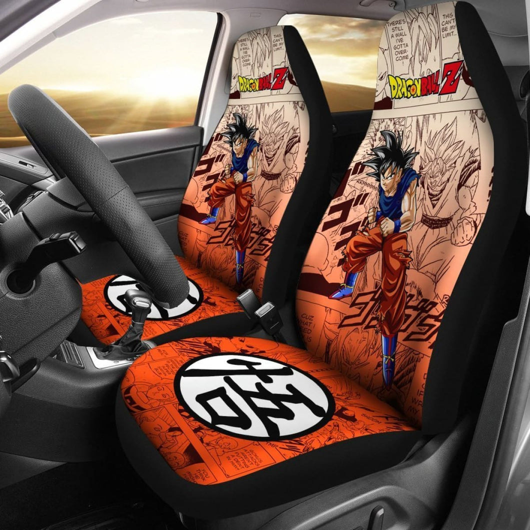 Son Goku Dragon Ball Z Car Seat Covers Manga Mixed Anime Cool Universal Fit 194801 - CarInspirations