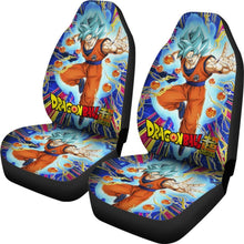 Load image into Gallery viewer, Songoku Art Dragon Ball Car Seat Covers Manga Fan Gift Universal Fit 103530 - CarInspirations