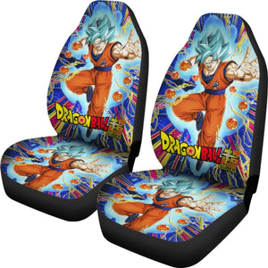 Songoku Art Dragon Ball Car Seat Covers Manga Fan Gift Universal Fit 103530 - CarInspirations