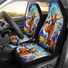 Load image into Gallery viewer, Songoku Art Dragon Ball Car Seat Covers Manga Fan Gift Universal Fit 103530 - CarInspirations