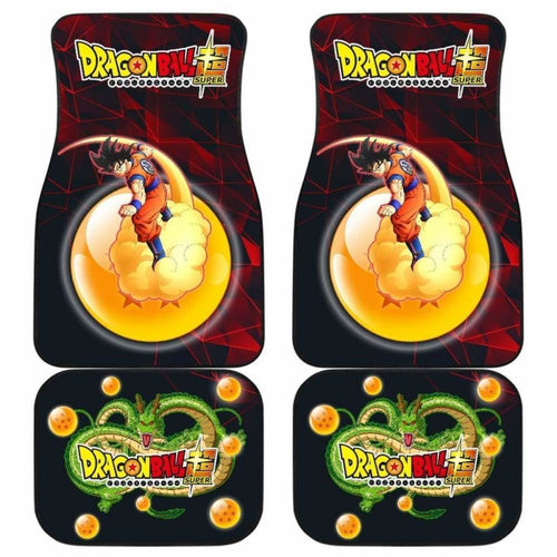 Songoku Dragon Ball Anime Car Floor Mats Universal Fit 051012 - CarInspirations