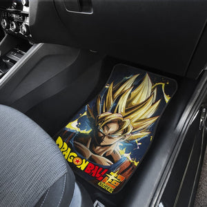 Songoku Dragon Ball Car Floor Mats Manga Fan Gift Universal Fit 103530 - CarInspirations