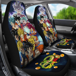 Songoku Dragon Ball Car Seat Covers Manga Fan Gift Universal Fit 103530 - CarInspirations