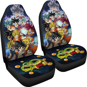 Songoku Dragon Ball Car Seat Covers Manga Fan Gift Universal Fit 103530 - CarInspirations