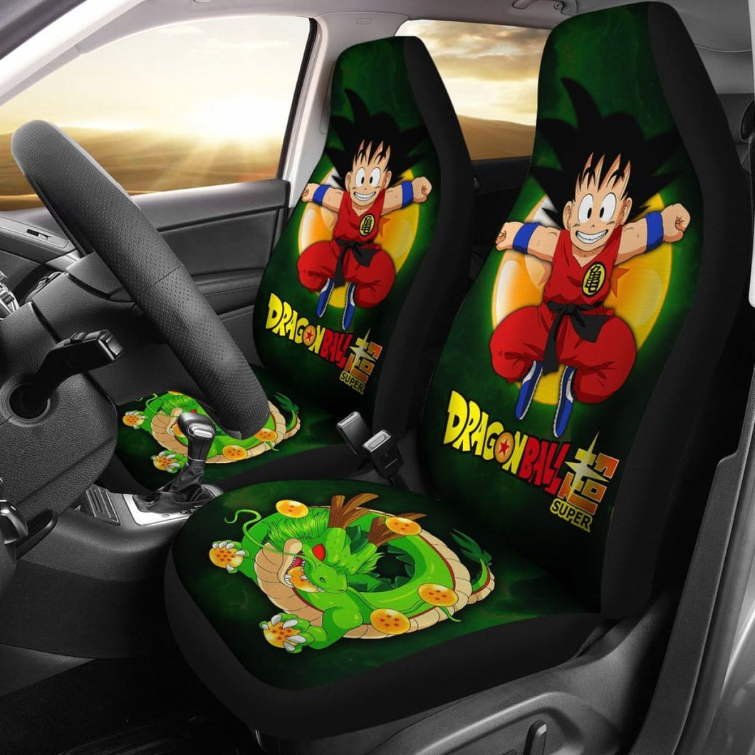 Songoku Funny Dragon Ball Kid Car Seat Cover Manga Universal Fit 103530 - CarInspirations