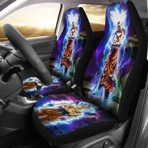 Songoku Super Saiyan Car Seat Covers Lt02 Universal Fit 225721 - CarInspirations