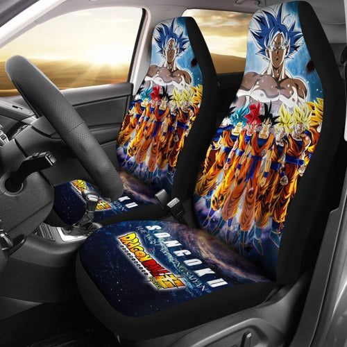 Songoku The Most Amazing Saiyan Car Seat Covers Lt02 Universal Fit 225721 - CarInspirations