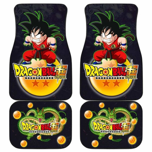 Songuku Kid Anime Dragon Ball Car Floor Mats Universal Fit 051012 - CarInspirations