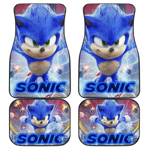 Sonic Car Floor Mats Movie Sonic The Hedgehog H040220 Universal Fit 225311 - CarInspirations