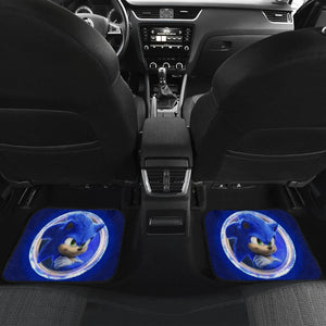 Sonic Car Floor Mats Sonic The Hedgehog Movie H040220 Universal Fit 225311 - CarInspirations